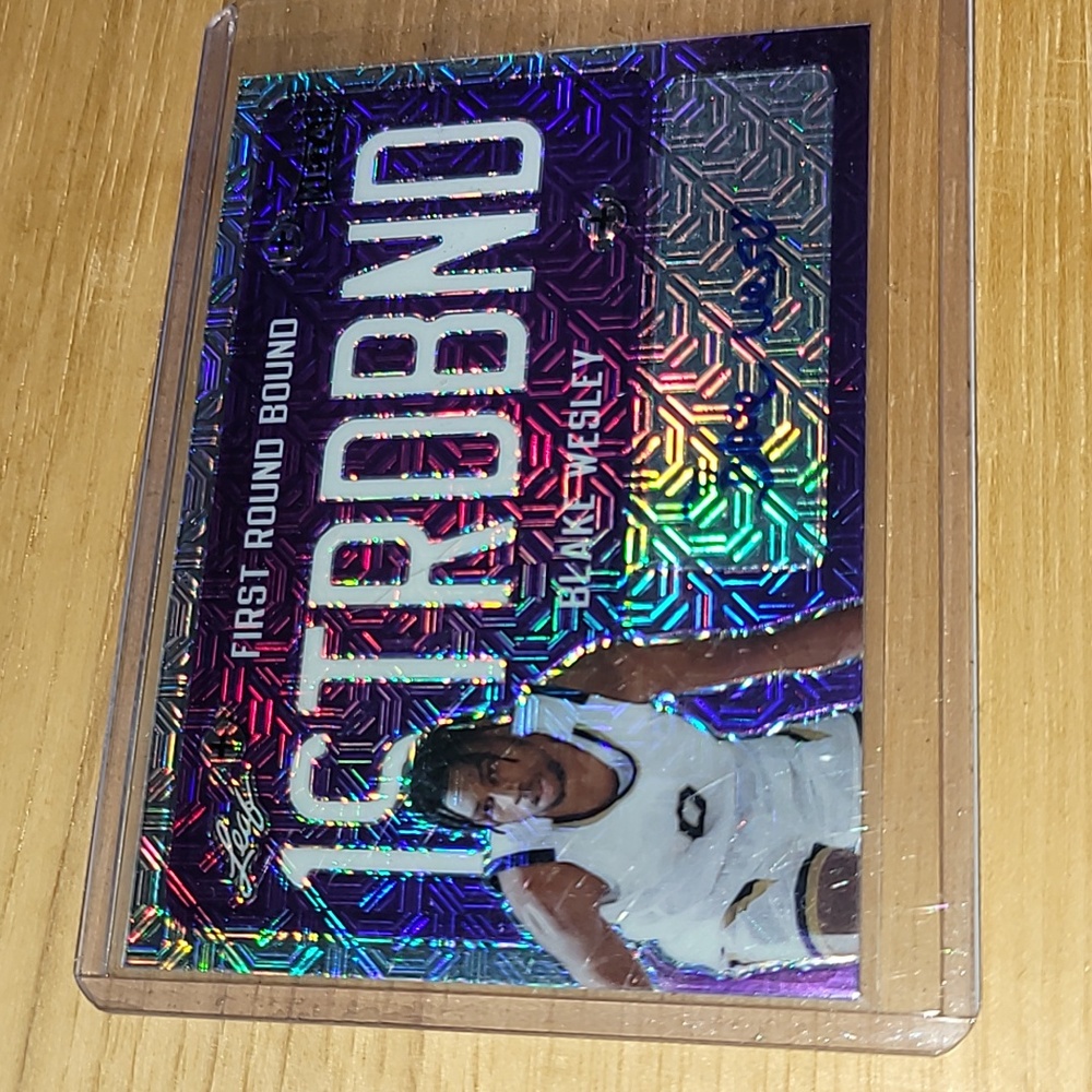 Leaf Metal. Blake Wesley. AUTOGRAPHED.  4/15